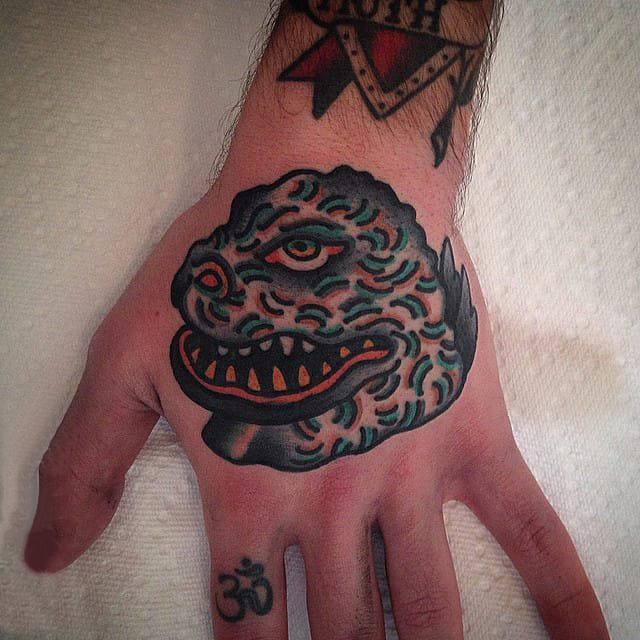 手部图腾纹身 多款彩绘纹身素描手部图腾纹身图案