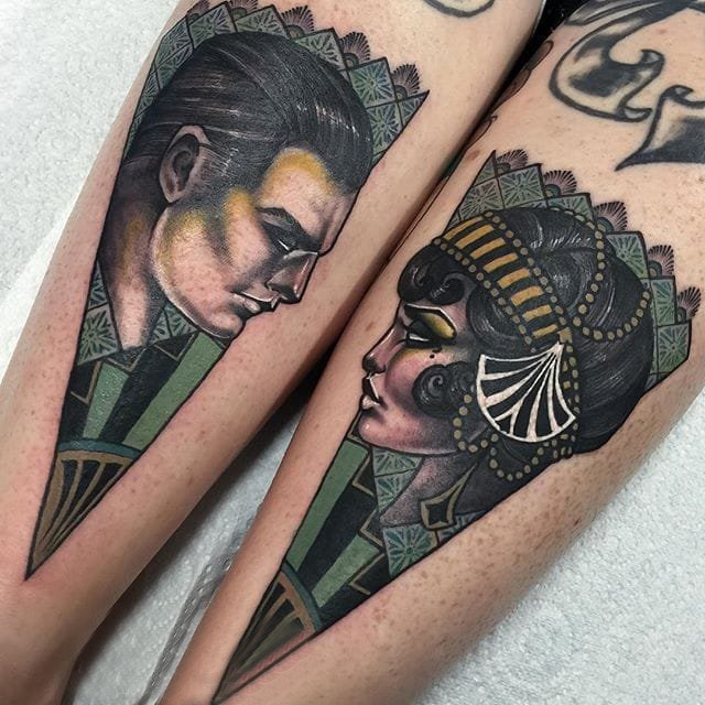 文艺花朵纹身 多款小清新文艺纹身彩色花朵纹身图案