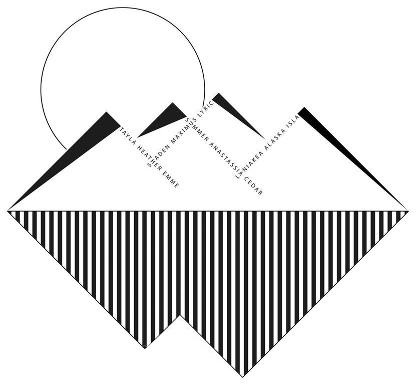 几何 纹身图案 多款简单线条纹身素描几何小清新纹身手稿