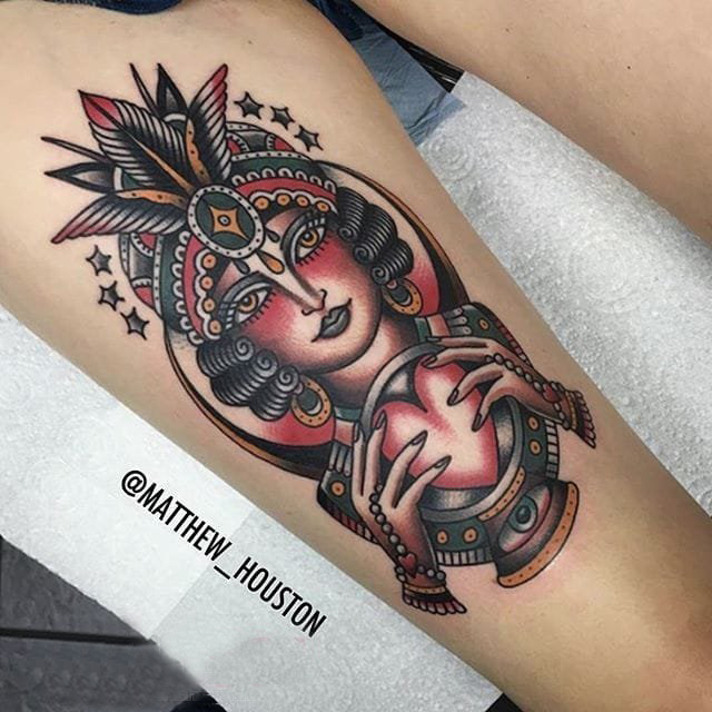 纹身old school风格 多款简单线条纹身素描old school纹身图案