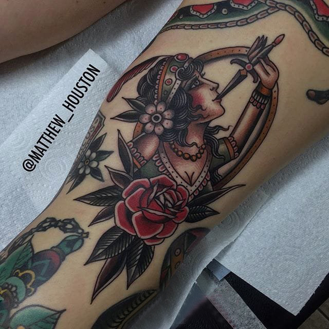 纹身old school风格 多款简单线条纹身素描old school纹身图案