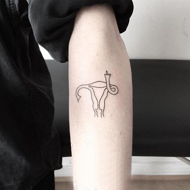 纹身黑色 多款简单线条纹身黑色经典纹身图案