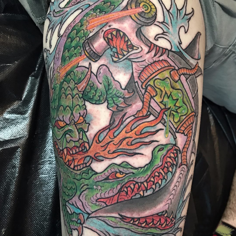 百乐动物纹身 多款简单线条纹身百乐动物纹身图案