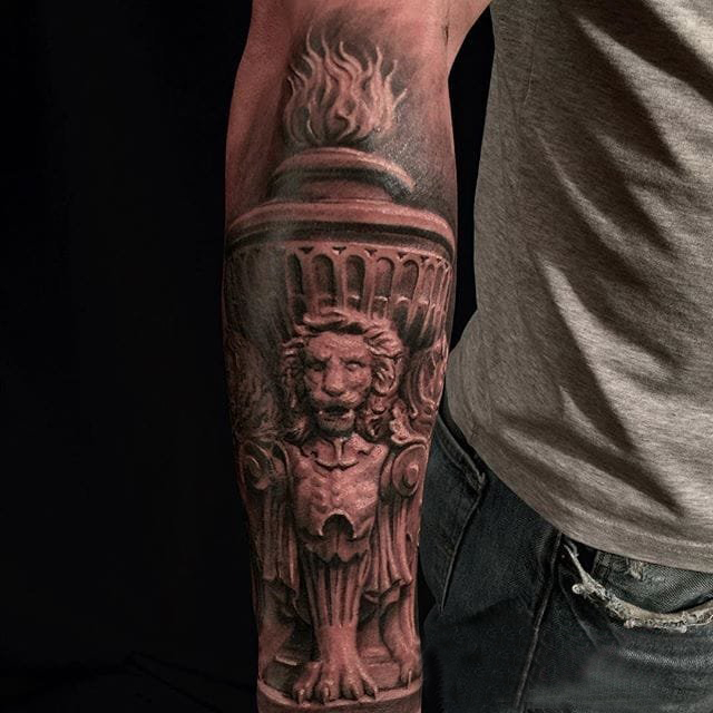 黑灰纹身 多款黑灰纹身点刺技巧抽象纹身图案