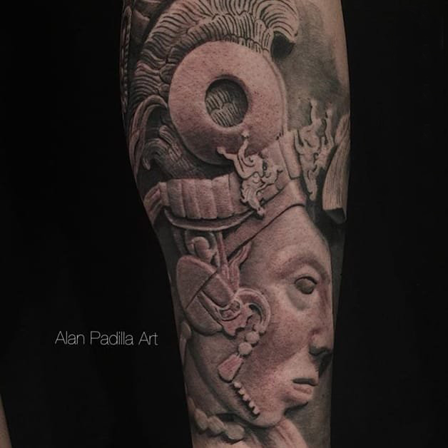 黑灰纹身 多款黑灰纹身点刺技巧抽象纹身图案