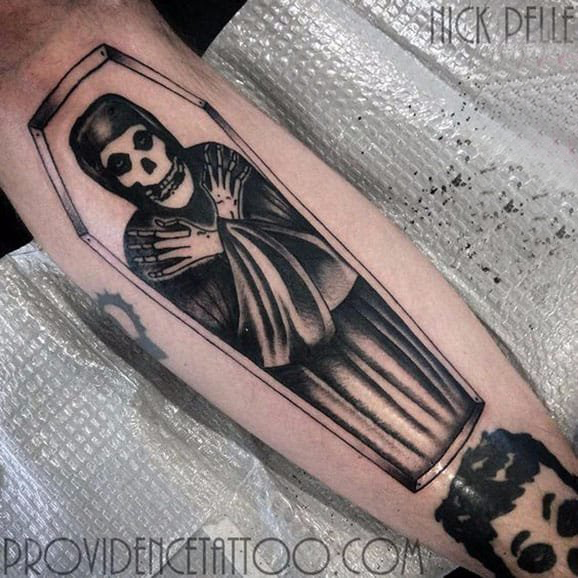 骷髅纹身 多款彩绘纹身素描骷髅头纹身图案