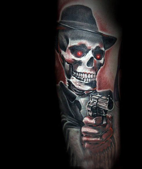 枪纹身 多款素描纹身点刺技巧枪纹身图案