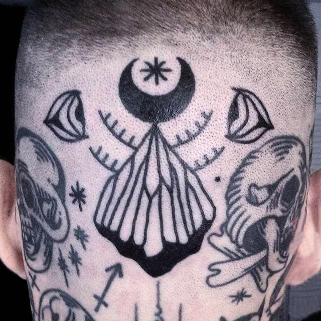 简单线条纹身 多款简单线条纹身素描抽象纹身图案