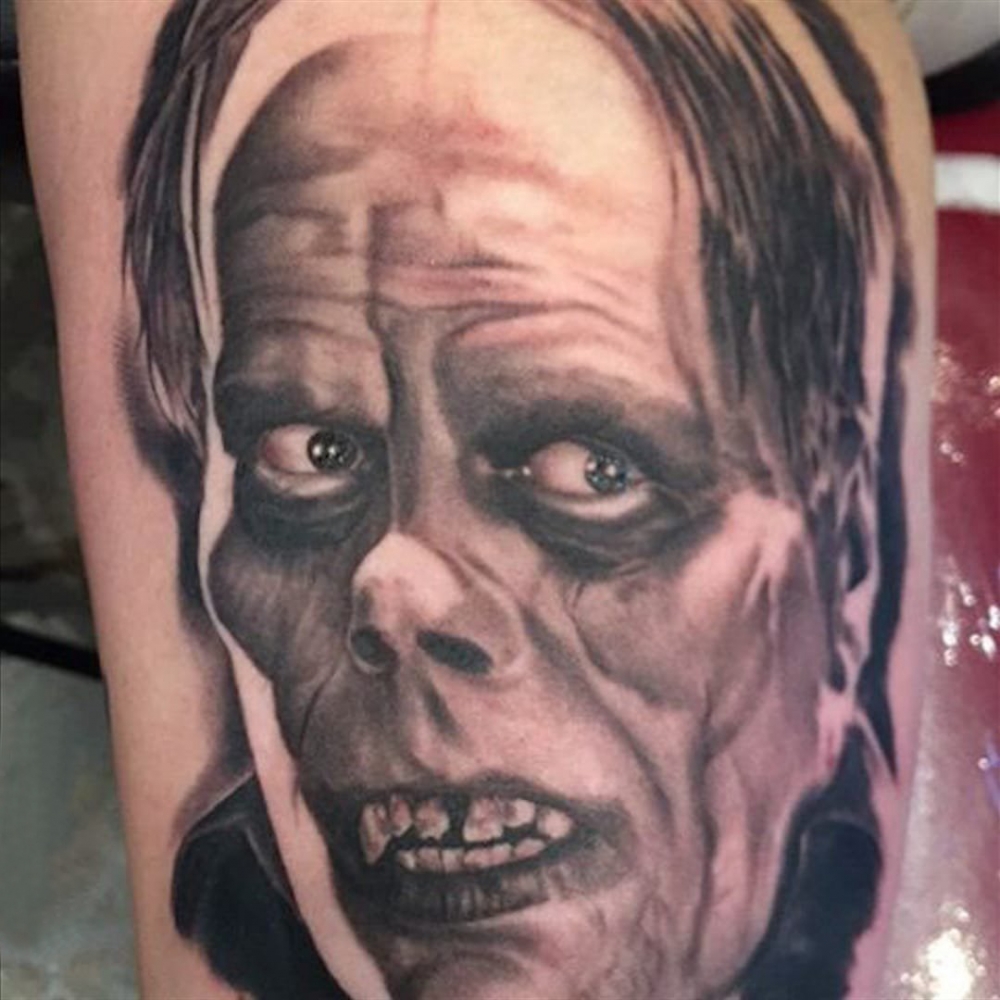 人物肖像纹身 多款黑灰纹身点刺技巧人物肖像纹身图案