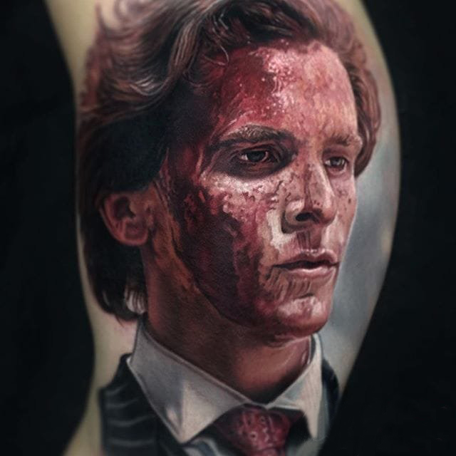 恐怖纹身 多款彩色纹身素描恐怖纹身图案