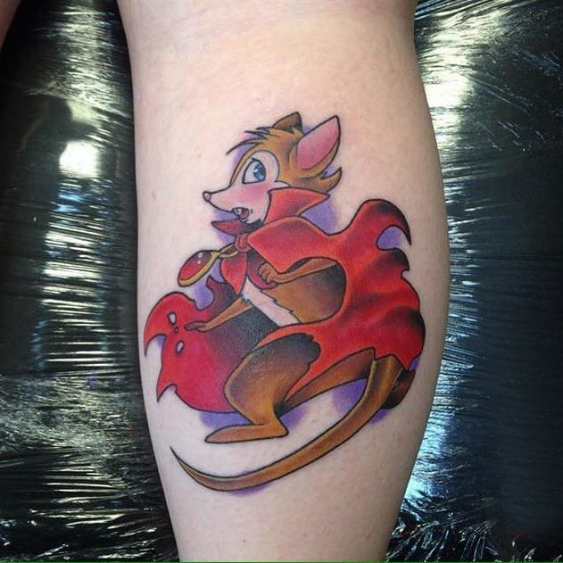 纹身卡通 多款彩色纹身素描卡通纹身图案