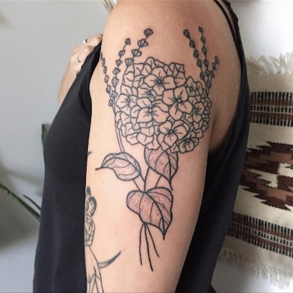 简单线条纹身 多款素描纹身黑色经典纹身图案