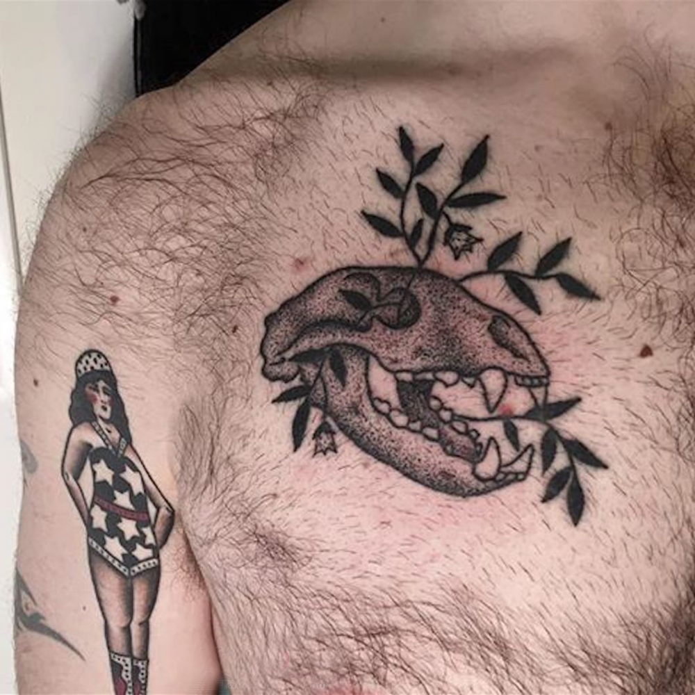 简单线条纹身 多款素描纹身黑色经典纹身图案