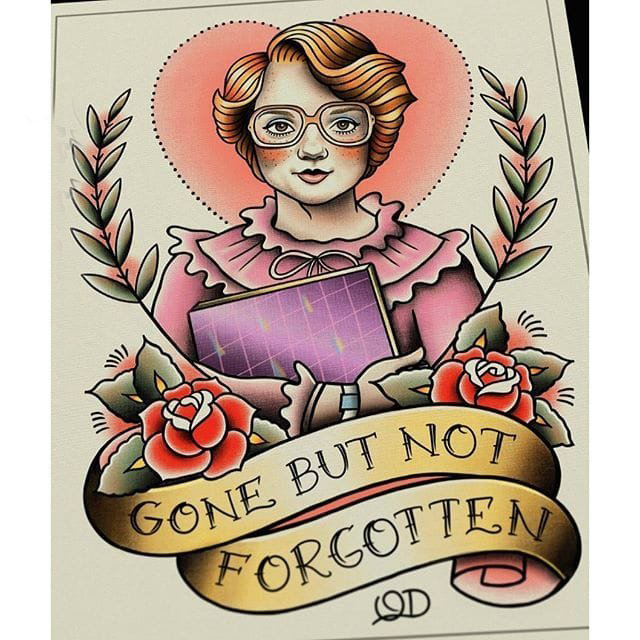 纹身人物手稿 多款人物肖像纹身彩绘old纹身手稿