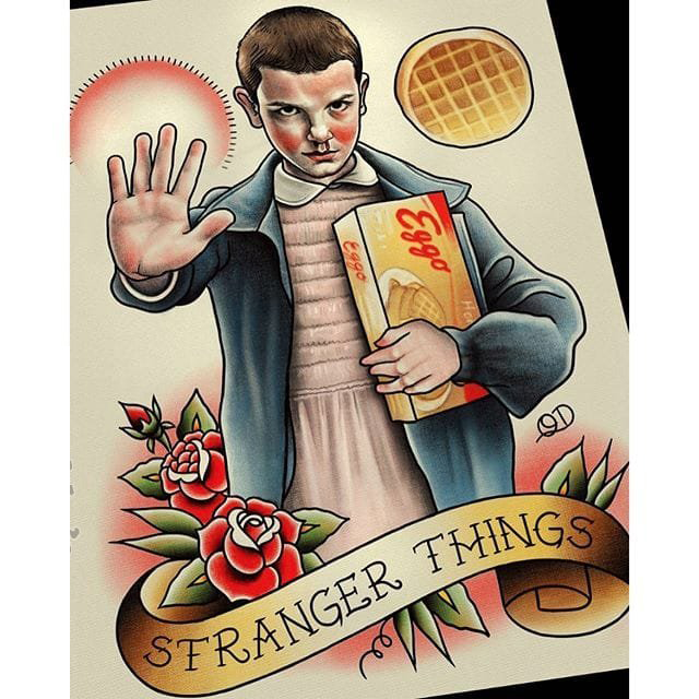 纹身人物手稿 多款人物肖像纹身彩绘old纹身手稿