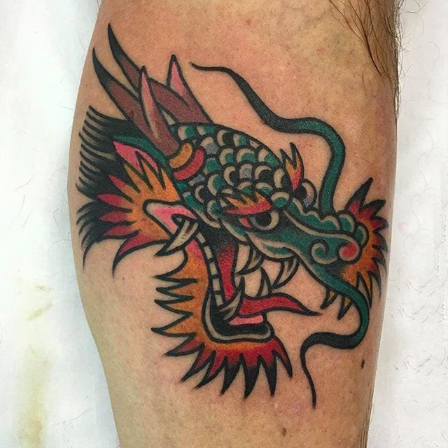 彩绘纹身 多款彩绘纹身点刺素描纹身图案