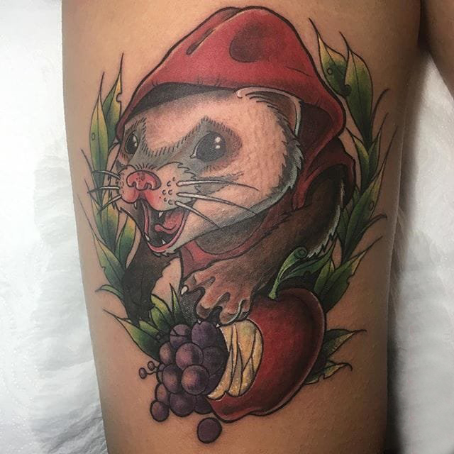 小动物纹身 多款彩绘纹身小动物纹身图案