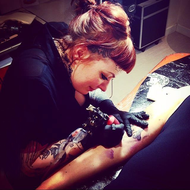 小动物纹身 多款黑灰纹身点刺技巧小动物纹身图案