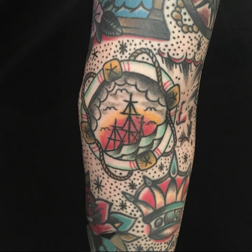 传统纹身 多款素描纹身彩色传统纹身图案