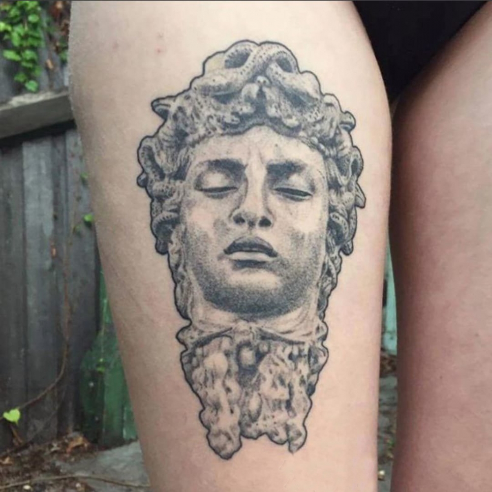 黑灰纹身 多款点刺纹身素描黑色纹身图案