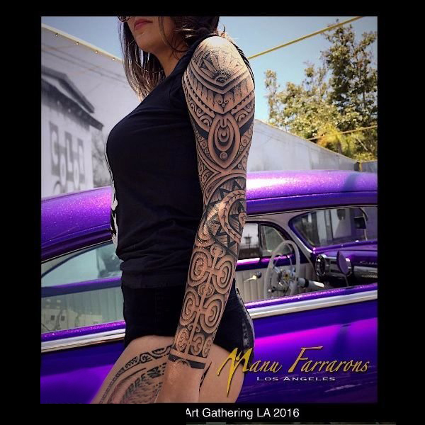 部落图腾纹身 多款点刺纹身黑色部落图腾纹身图案