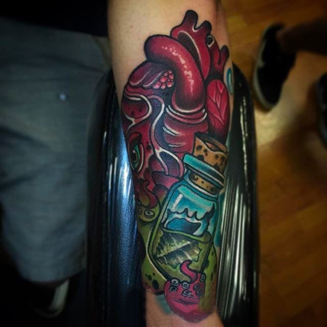 彩绘纹身 多款彩绘纹身简单线条纹身图案