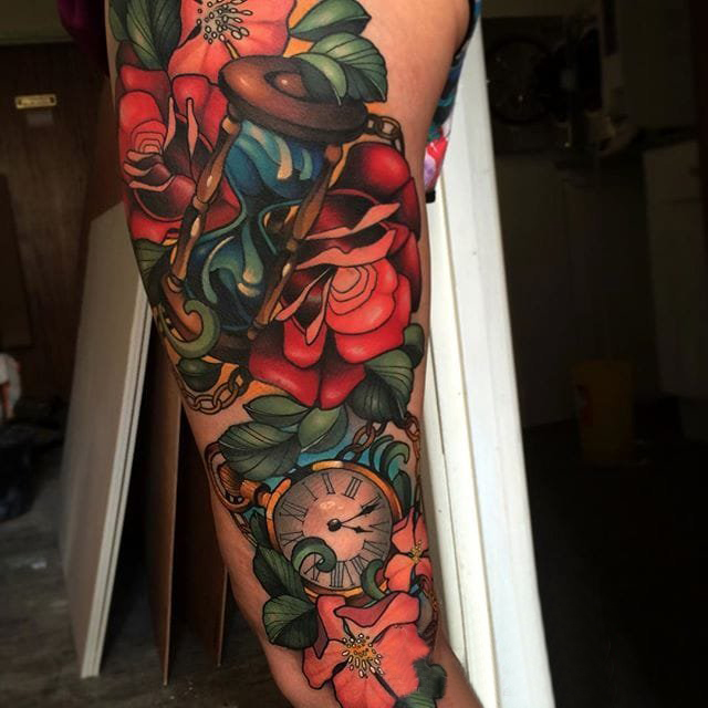 彩绘纹身 多款素描纹身彩绘经典纹身图案