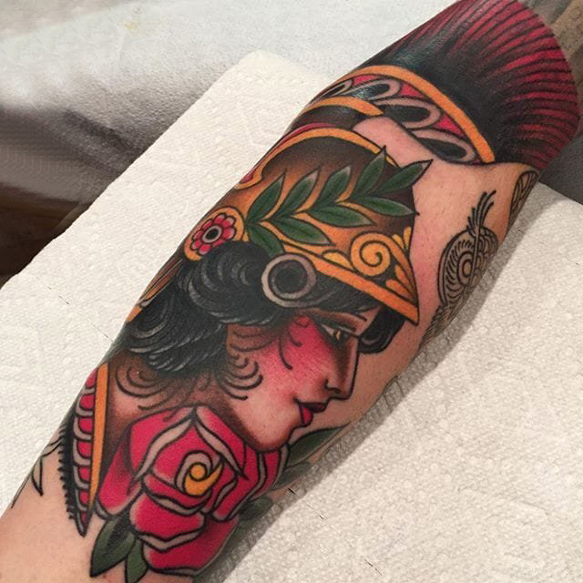 传统纹身 多款简约线条纹身彩绘传统纹身图案