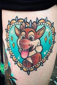 纹身钻石 多款小清新文艺纹身彩色钻石纹身图案