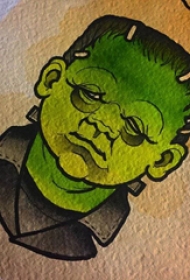 人物肖像纹身 多款彩绘纹身素描人物纹身手稿