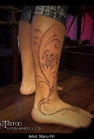 部落图腾纹身 多款点刺纹身黑色部落图腾纹身图案