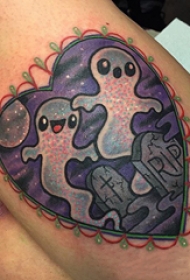 纹身彩色 多款素描纹身彩色可爱纹身图案