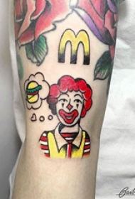 纹身彩色 多款彩绘纹身素描卡通纹身图案