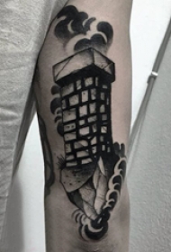 素描纹身 多款点刺纹身素描黑灰纹身图案