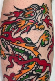 彩绘纹身 多款彩绘纹身点刺素描纹身图案