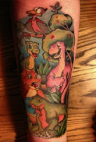 纹身卡通 多款彩色纹身素描卡通纹身图案