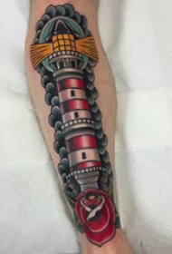 传统纹身 多款简单线条纹身彩色传统纹身图案