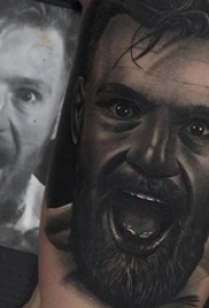 黑灰纹身 多款简单线条纹身黑色素描纹身图案