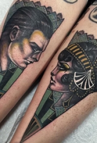 文艺花朵纹身 多款小清新文艺纹身彩色花朵纹身图案