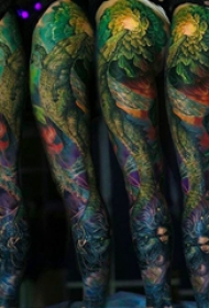 彩绘纹身 多款素描纹身抽象纹身图案