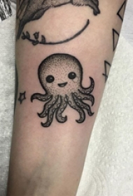 小动物纹身 多款黑灰纹身点刺技巧小动物纹身图案