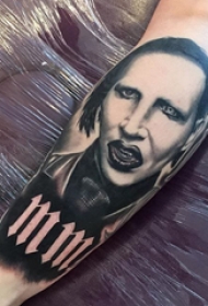 纹身黑色 多款黑灰纹身点刺技巧人物纹身图案