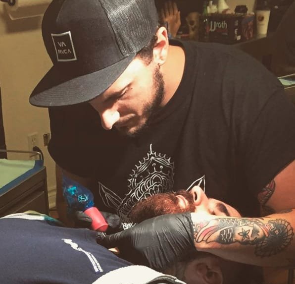 漂亮的名人肖像纹身水彩纹身图案来自男纹身师卢卡