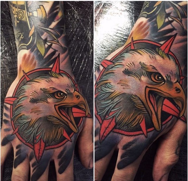 艳丽的新传统风格动物纹身图案来自于纹身师玛雅