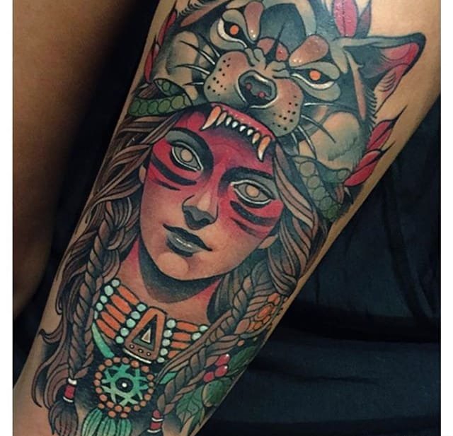 光滑亮丽新传统Neo-Traditional风格纹身图案来自约翰尼