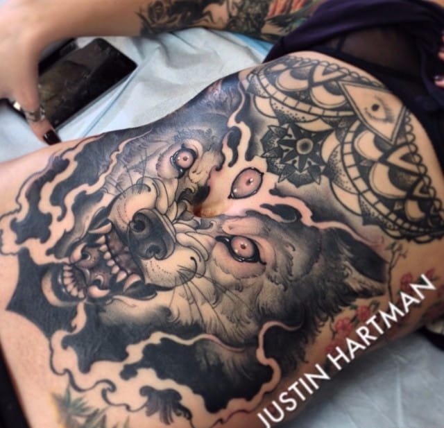 多款大型杰出的纹身图案欣赏来自贾斯汀?哈特曼