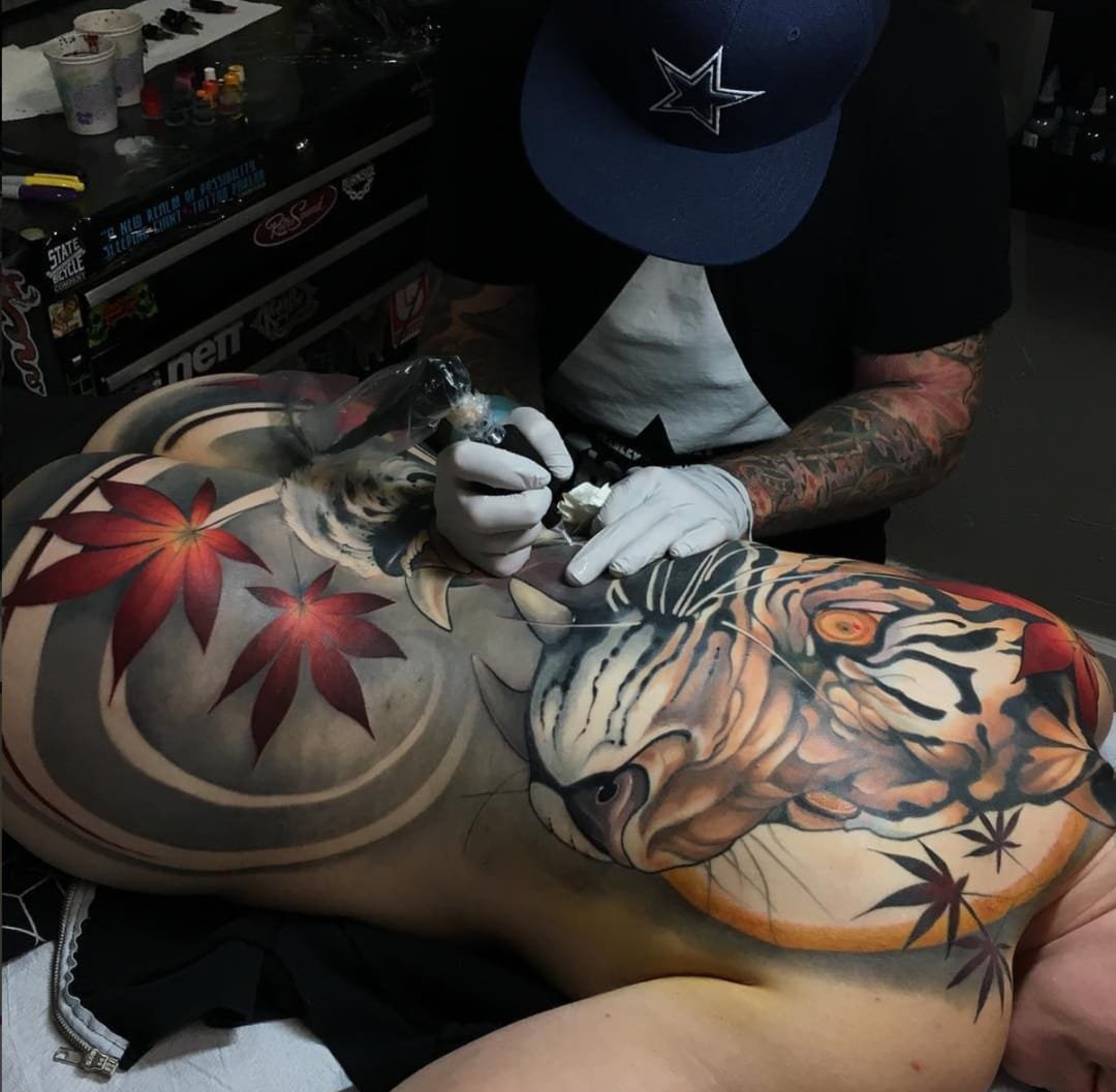 多款大型杰出的纹身图案欣赏来自贾斯汀?哈特曼