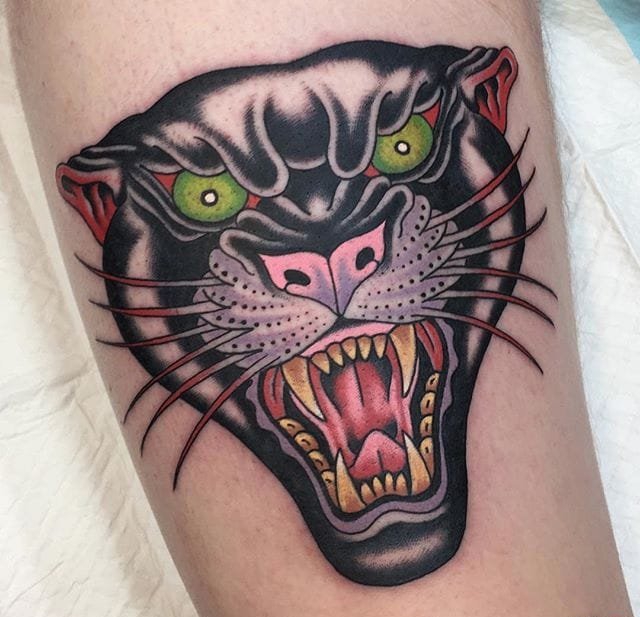 超完美的传统纹身图案来自于纹身师摩西