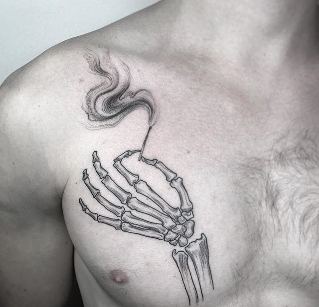 多款关于手部手指主题纹身图案欣赏来自埃夫里