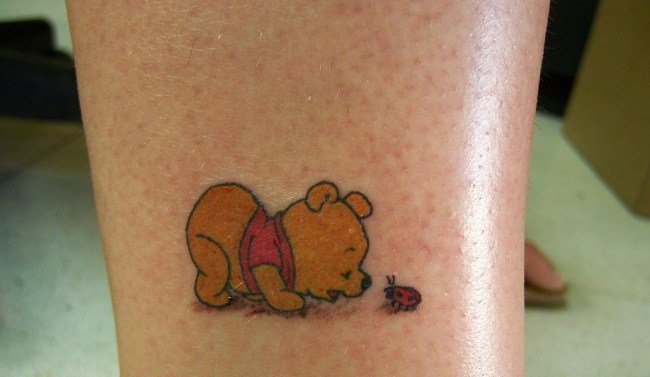 女孩喜欢的小清新3D瓢虫纹身图案缩略频道推荐图